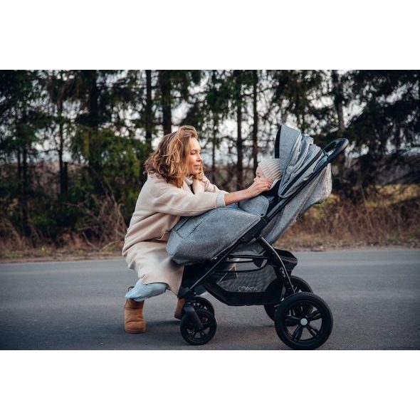 MOMI MIYA ŠEDÝ - SPORTOVNÍ KOČÁRKY - KOČÁRKY A PŘÍSLUŠENSTVÍ