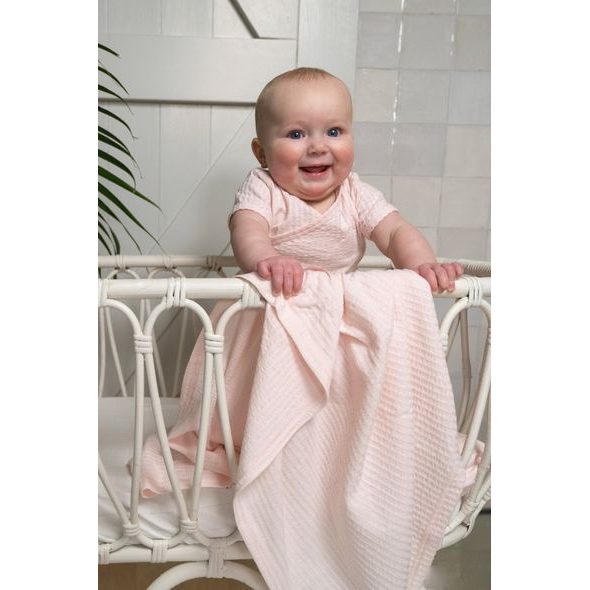 LODGER ROMPER SS SEERSUCKER TAN 74 - BODY - PRO DĚTI