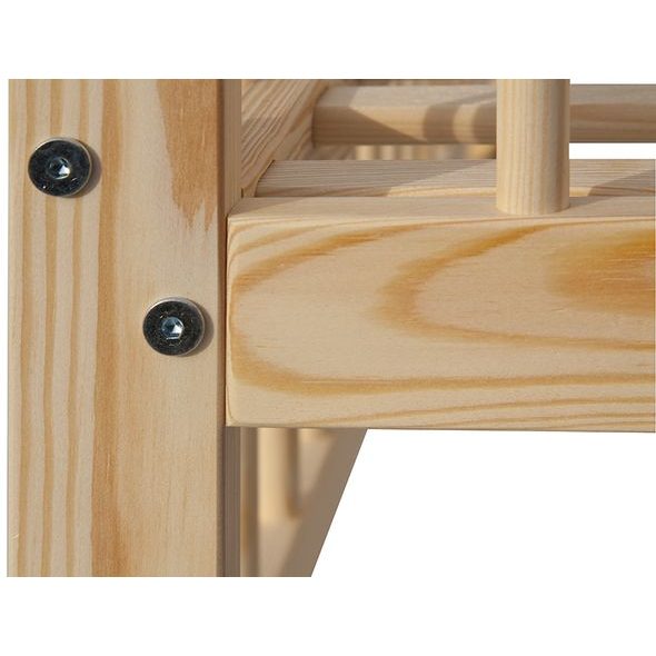 SCARLETT DĚTSKÁ POSTÝLKA SE STAHOVACÍM BOKEM DOMINIK ECO (BOROVICE) 120X60CM - DŘEVĚNÉ POSTÝLKY - SPINKÁNÍ