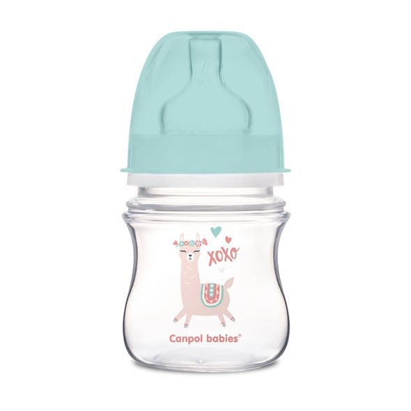 CANPOL BABIES LÁHEV SE ŠIROKÝM HRDLEM EXOTIC ANIMALS 120ML - KOJENECKÉ LAHVE - KRMENÍ