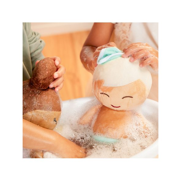 B-TOYS PANENKA PLYŠOVÁ DO VANY LULLA BABY BLONDE HAIR - HRAČKY DO VANY - PRO DĚTI