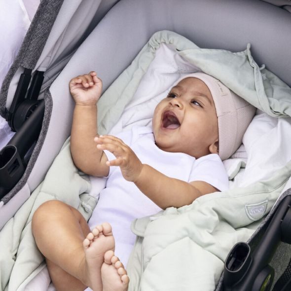 VOKSI® SKY LIGHT DUSTY GREEN - FUSAKY DO KOČÁRKU - KOČÁRKY A PŘÍSLUŠENSTVÍ