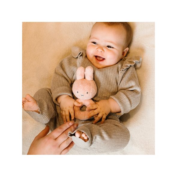 LITTLE DUTCH CHRASTÍTKO KRÁLÍČEK MIFFY PINK FLOWER - MIFFY - PRO DĚTI