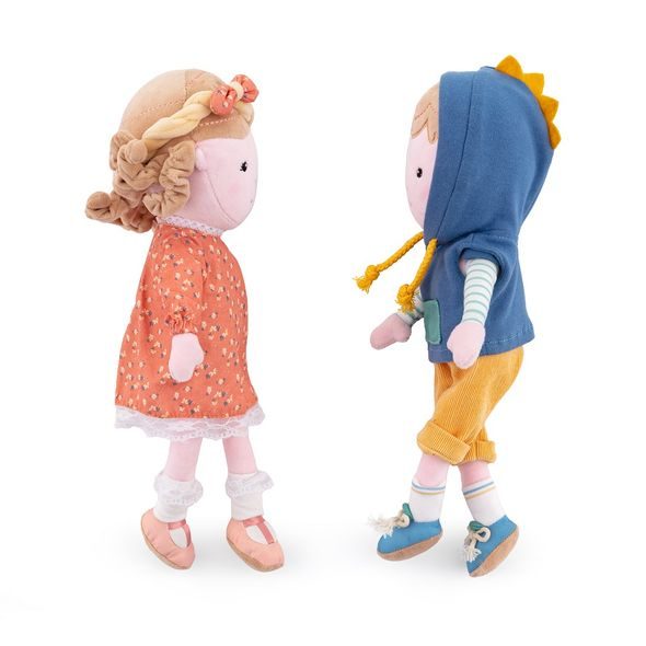 PETITE&MARS PANENKA PLYŠOVÁ MAX 0M+, 35 CM - PANENKY - PRO DĚTI