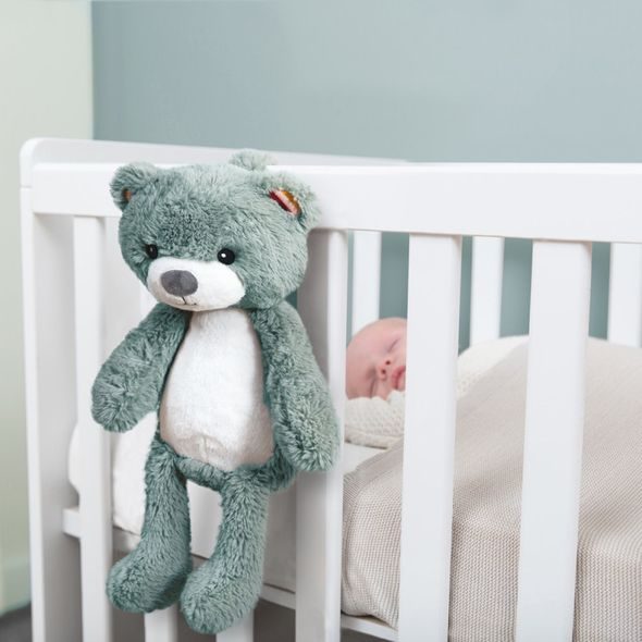 ZAZU MEDVÍDEK BRODY MODRÝ SLEEPTRAINER S MELODIEMI A NOČNÍM SVĚTLEM - TRÉNINKOVÉ BUDÍKY - SPINKÁNÍ