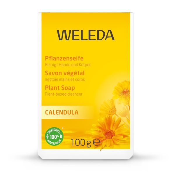 WELEDA MĚSÍČKOVÉ ROSTLINNÉ MÝDLO 100 G - ŠAMPONY A KOSMETIKA - KOUPÁNÍ A ZDRAVÍ