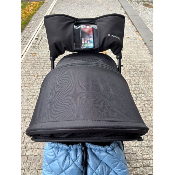 RUKÁVNÍK PINKIE SOFTSHELL BLACK CASE - RUKÁVNÍKY NA KOČÁREK - KOČÁRKY A PŘÍSLUŠENSTVÍ