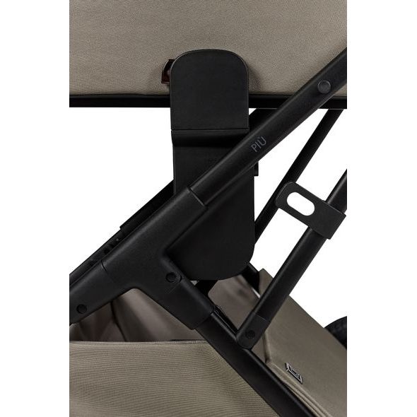 MOON PIÚ BLACK MATT - MUD - DVOJKOMBINACE - KOČÁRKY A PŘÍSLUŠENSTVÍ