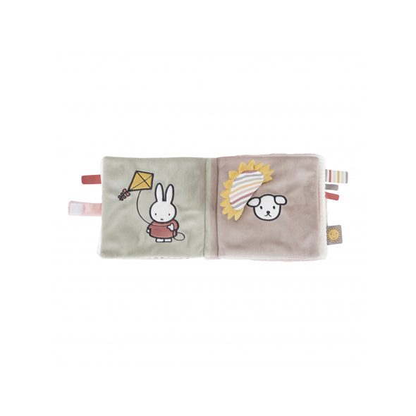 LITTLE DUTCH TEXTILNÍ KNÍŽKA S AKTIVITAMI KRÁLÍČEK MIFFY FLUFFY PINK - KNÍŽKY PRO NEJMENŠÍ - PRO DĚTI