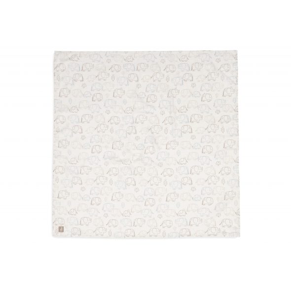 JOLLEIN PLENY ZAVINOVACÍ 2KS 115X115 CM ELEPHANT TALES - LÁTKOVÉ PLENY SKLÁDANÉ - PŘEBALOVÁNÍ