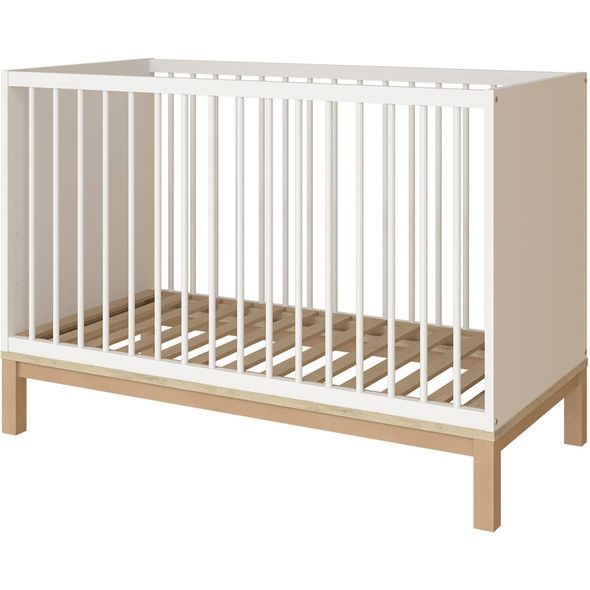 FAKTUM LOOP WHITE POSTÝLKA 60X120 CM - DŘEVĚNÉ POSTÝLKY - SPINKÁNÍ