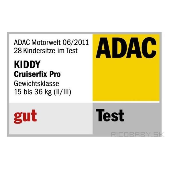KIDDY CRUISERFIX PRO 2015 - AUTOSEDAČKY 15-36KG - AUTOSEDAČKY A PŘÍSLUŠENSTVÍ