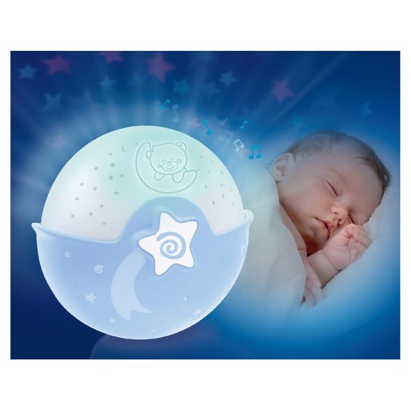 INFANTINO NOČNÍ LAMPIČKA S PROJEKCÍ MODRÁ - NOČNÍ SVĚTLA - SPINKÁNÍ