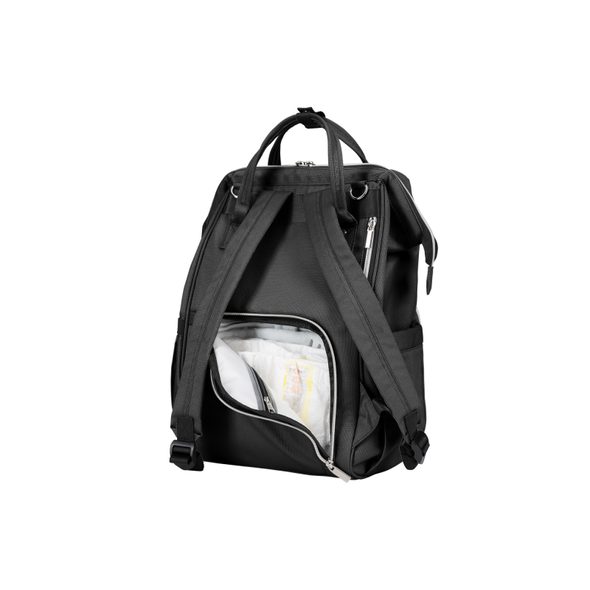 KIKKABOO PŘEBALOVACÍ BATOH SIENA BLACK & SILVER - PŘEBALOVACÍ BATOHY - KOČÁRKY A PŘÍSLUŠENSTVÍ