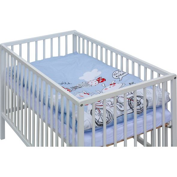 SCARLETT DĚTSKÁ POSTÝLKA S KOMPLETNÍ VÝBAVOU SCARLETT 120 X 60 CM - ULY - DŘEVĚNÉ POSTÝLKY - SPINKÁNÍ