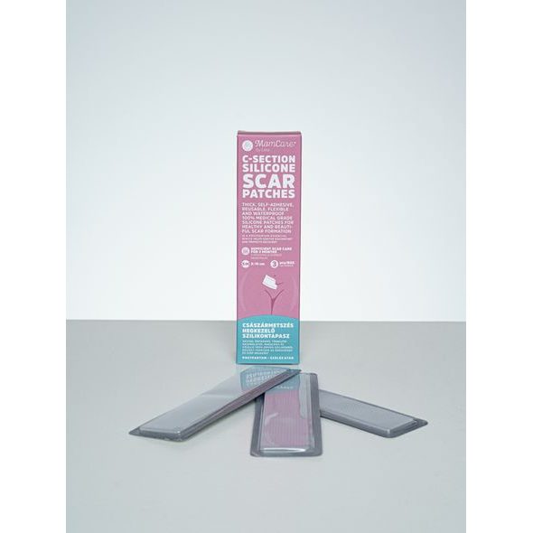 MOMCARE BY LINA SILIKONOVÉ NÁPLASTI NA JIZVY PO CÍSAŘSKÉM ŘEZU - POPORODNÍ POMŮCKY - PRO MAMINKY