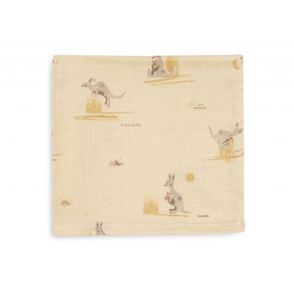 JOLLEIN UBROUSKY MUŠELÍNOVÉ 3 KS 31X31CM KANGAROOTS - LÁTKOVÉ UBROUSKY - PŘEBALOVÁNÍ