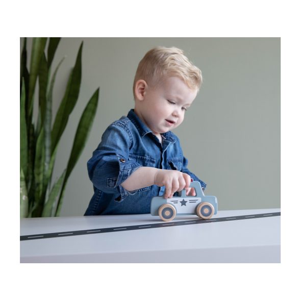 LITTLE DUTCH ZÁCHRANÁŘSKÁ SADA AUTÍČEK DŘEVĚNÁ 3 KS - AUTÍČKA A JEZDÍCÍ - PRO DĚTI