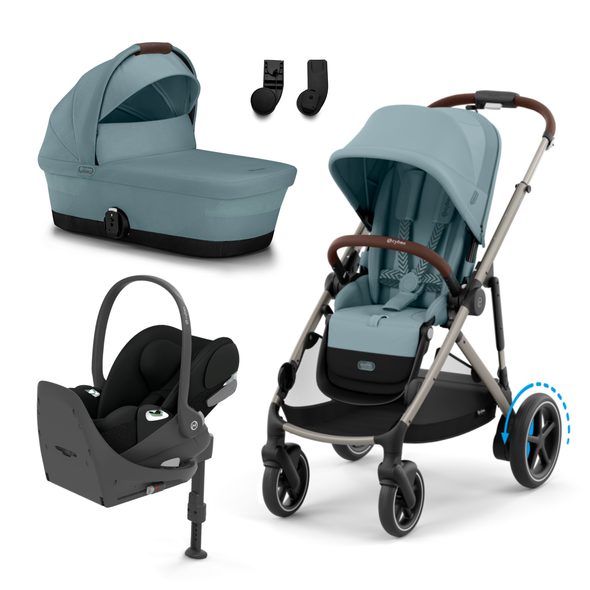 CYBEX E-GAZELLE S 2025 + GAZELLE S COT + CLOUD T I-SIZE + BASE T + ADAPTÉRY - TROJKOMBINACE - KOČÁRKY A PŘÍSLUŠENSTVÍ