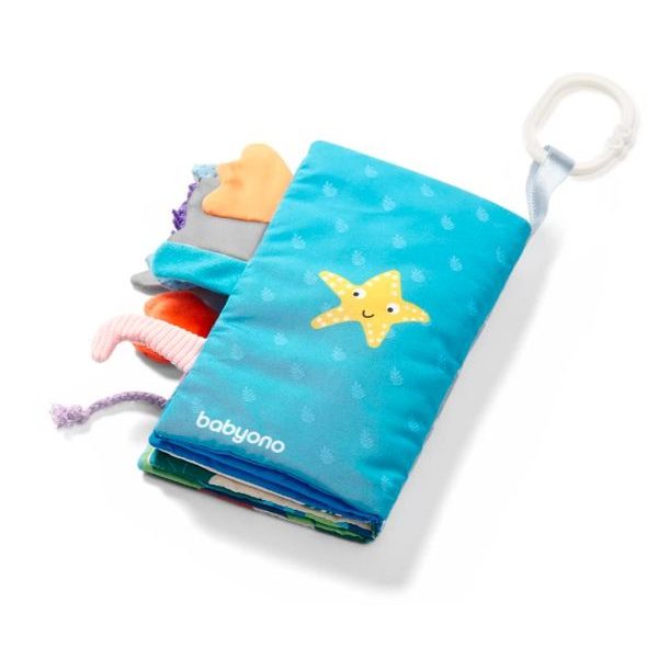 BABYONO KNÍŽKA NA HRANÍ GO TO THE OCEAN - KNÍŽKY PRO NEJMENŠÍ - PRO DĚTI