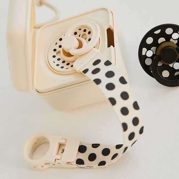 BIBS STUDIO POLKA LOOP KLIP NA DUDLÍK - ŠIDÍTKA A DOPLŇKY - KRMENÍ