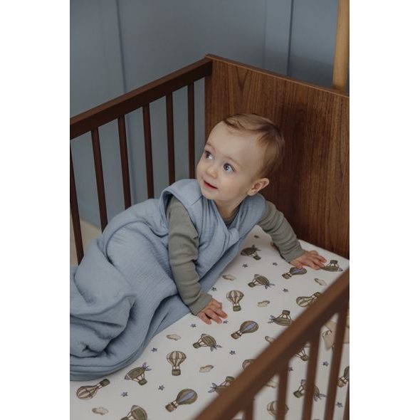 MEYCO ZIMNÍ MUŠELÍNOVÝ SPACÍ VAK 70CM - JEANS BLUE - SPACÍ PYTLE - SPINKÁNÍ