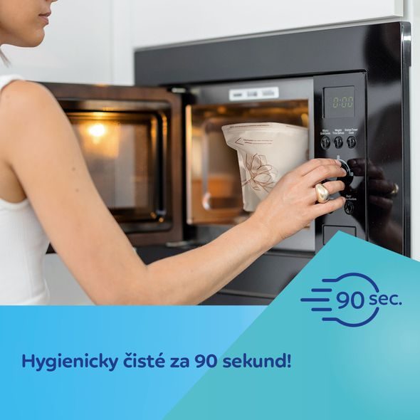 CANPOL BABIES STERILIZAČNÍ SÁČKY DO MIKROVLNNÉ TROUBY 6 KS - STERILIZÁTORY - KRMENÍ