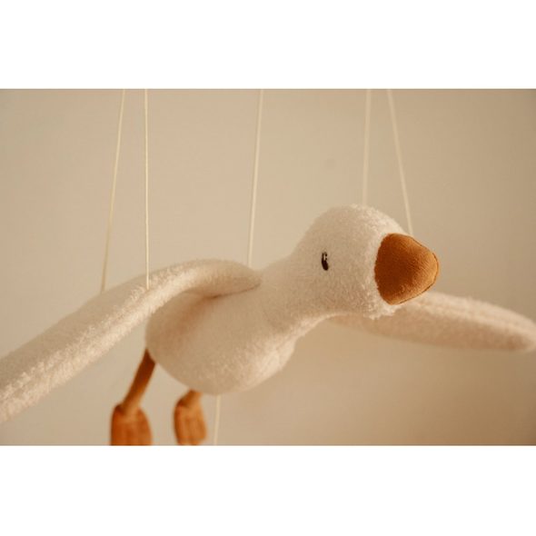 LITTLE DUTCH DEKORATIVNÍ LÉTAJÍCÍ HUSA NEWBORN NATURALS - FARMA - PRO DĚTI