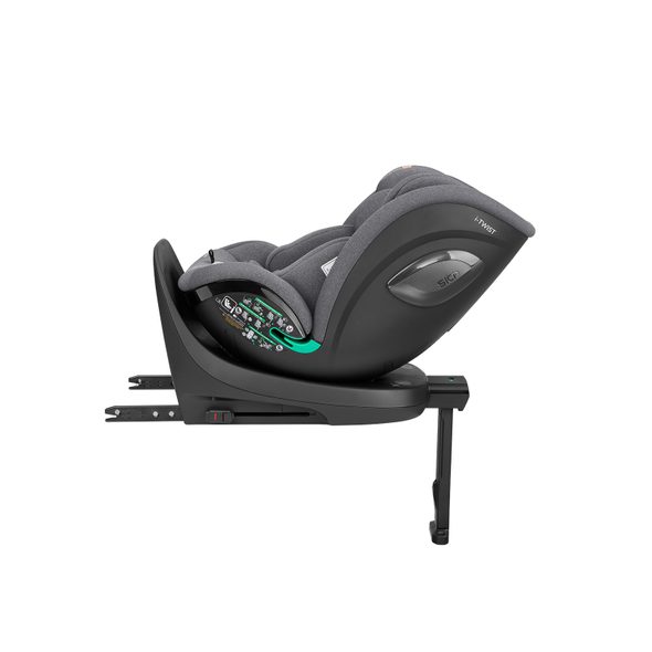 KIKKABOO AUTOSEDAČKA 40-150 CM I-TWIST I-SIZE LIGHT GREY - AUTOSEDAČKY 0-36KG - AUTOSEDAČKY A PŘÍSLUŠENSTVÍ