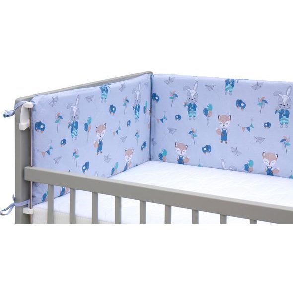 SCARLETT MANTINEL DO POSTÝLKY 4DÍLNÝ LETI MODRÁ 180X30CM - MANTINELY - SPINKÁNÍ