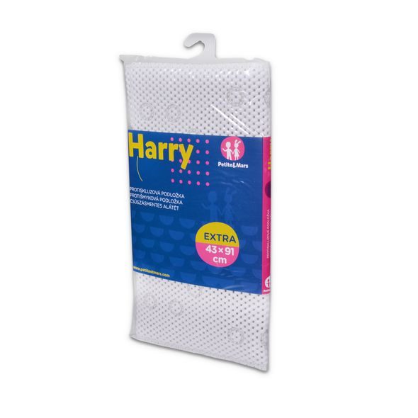 PETITE&MARS PODLOŽKA DO VANY PROTISKLUZOVÁ HARRY EXTRA DLOUHÁ WHITE - DOPLŇKY KOUPÁNÍ - KOUPÁNÍ A ZDRAVÍ