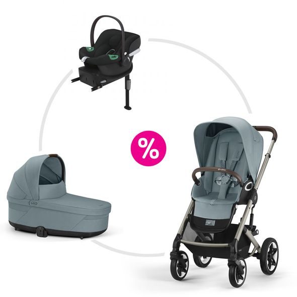 CYBEX SET TALOS S LUX + KORBA + AUTOSEDAČKA + ZÁKLADNA 2025 - TROJKOMBINACE - KOČÁRKY A PŘÍSLUŠENSTVÍ
