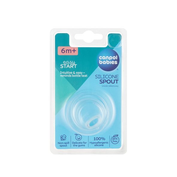 CANPOL BABIES PÍTKO SILIKONOVÉ ŠIROKÉ 1KS - SAVIČKY A PÍTKA - KRMENÍ