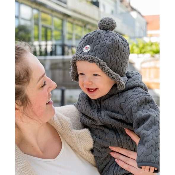 LODGER HATTER EMPIRE FLEECE PIGEON 0 - 3 MĚSÍCE - ČEPIČKY A KLOBOUČKY - PRO DĚTI