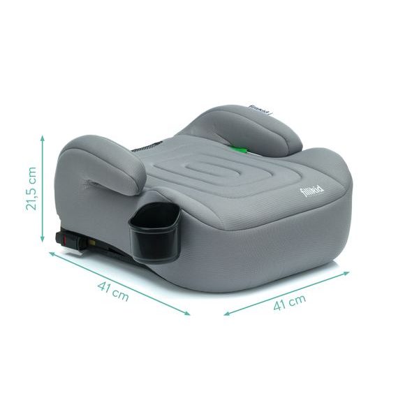FILLIKID PODSEDÁK FLIP DELUXE ISOFIX I-SIZE GREY - AUTOSEDAČKY 15-36KG - AUTOSEDAČKY A PŘÍSLUŠENSTVÍ
