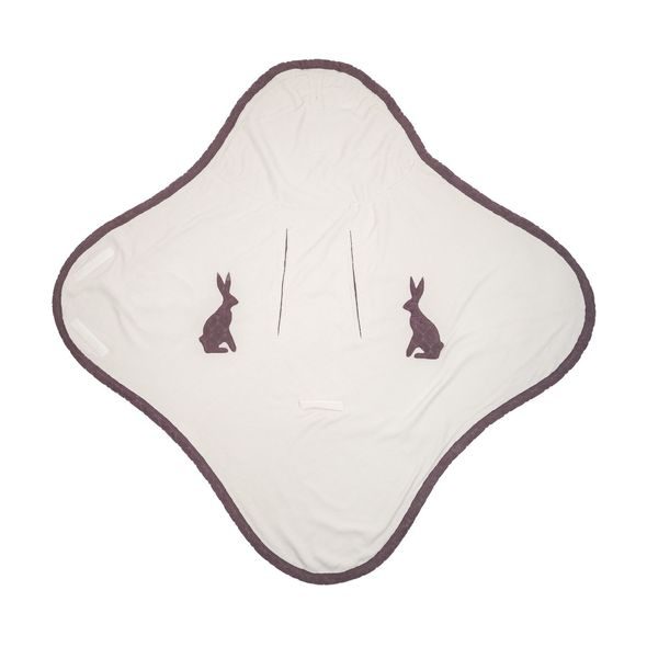 LODGER WRAPPER FOLKLORE FLEECE MAUVE - ZAVINOVAČKY - SPINKÁNÍ