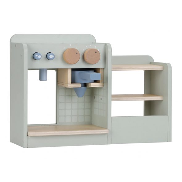 LITTLE DUTCH KÁVOVAR DŘEVĚNÝ VELKÝ S PŘÍSLUŠENSTVÍM COFFEE HOUSE - LITTLE DUTCH - PRO DĚTI