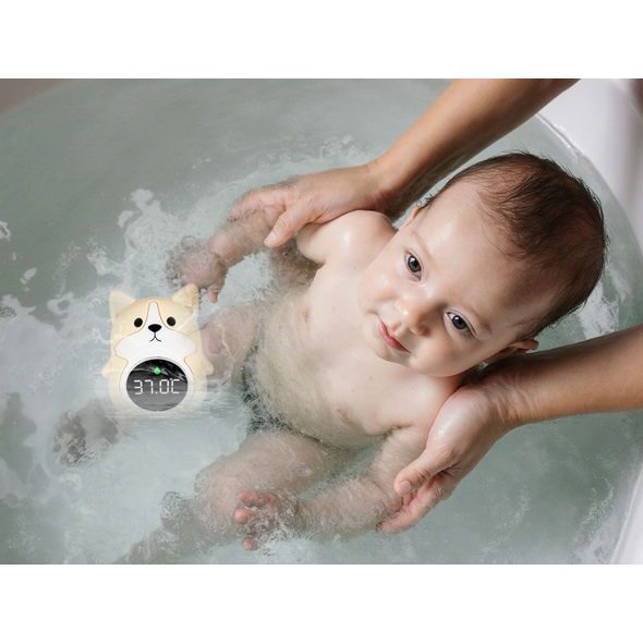 ZOPA SILIKONOVÝ DIGITÁLNÍ TEPLOMĚR 3V1 - NOČNÍ SVĚTLA - SPINKÁNÍ