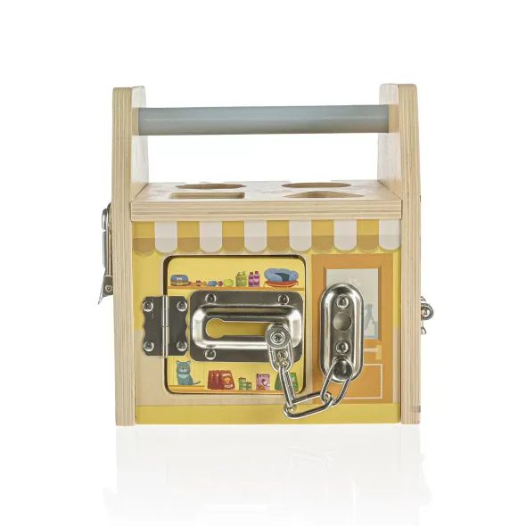 ZOPA DŘEVĚNÁ MONTESSORI KOSTKA - KOSTKY - PRO DĚTI