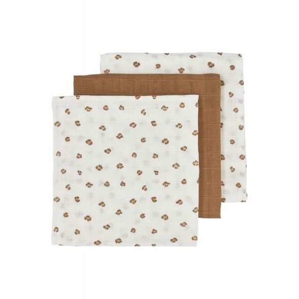 MEYCO MUŠELÍNOVÉ PLENY 3-BALENÍ - MINI PANTHER TOFFEE - LÁTKOVÉ PLENY SKLÁDANÉ - PŘEBALOVÁNÍ