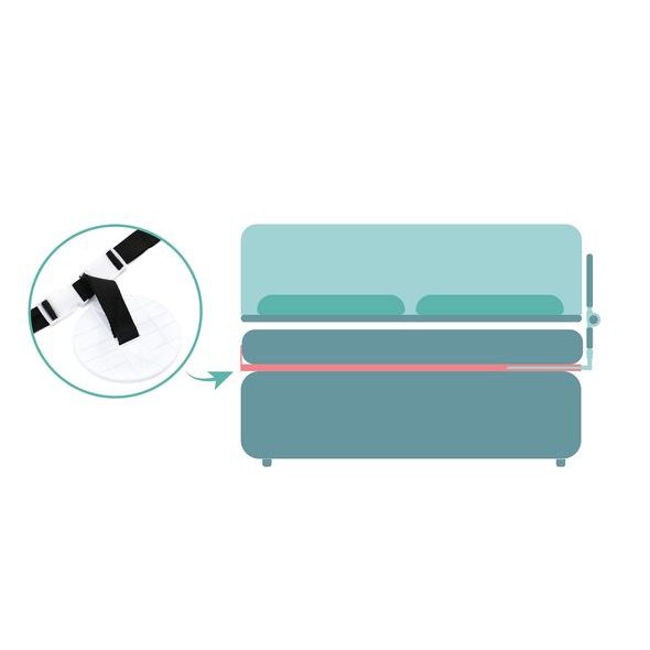 FILLIKID ZÁBRANA NA POSTEL HUGO DARKGREY MELANGE 135X50 CM - ZÁBRANY NA POSTEL - SPINKÁNÍ