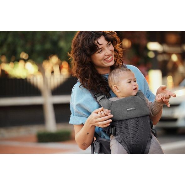 BABYBJORN BABYBJORN BRYNDÁK NA NOSÍTKO HARMONY JERSEY DARK GREY - BRYNDÁKY - KRMENÍ