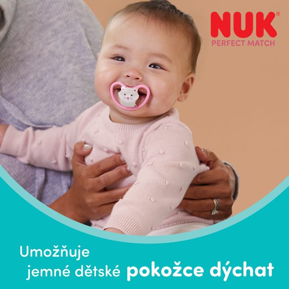 NUK PERFECT MATCH AIR NIGHT DUDLÍK FIREFLY/LION 0-6M 2KS V BOXU - ŠIDÍTKA A DOPLŇKY - KRMENÍ