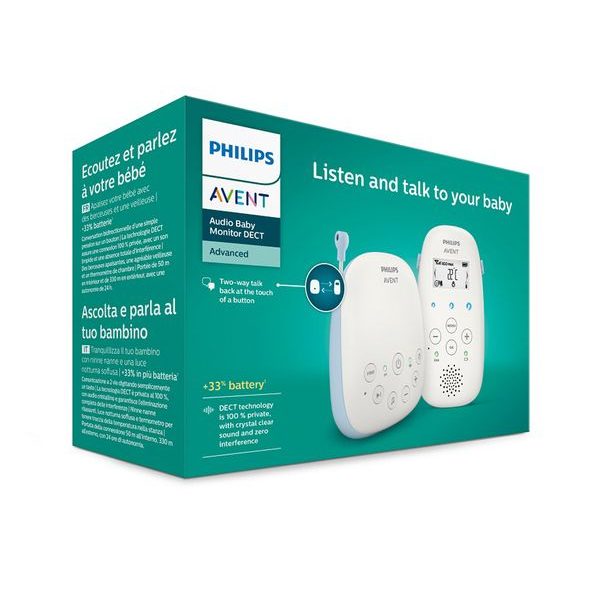 PHILIPS AVENT BABY DECT MONITOR SCD715 - ELEKTRONICKÉ CHŮVIČKY - SPINKÁNÍ