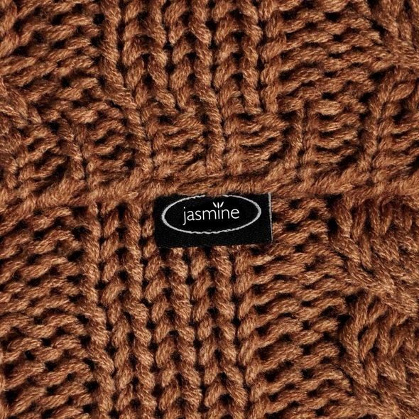 JASMINE PLETENÁ DEKA JASMINE CHOCO - DĚTSKÉ DEKY PRO MIMINKA - SPINKÁNÍ