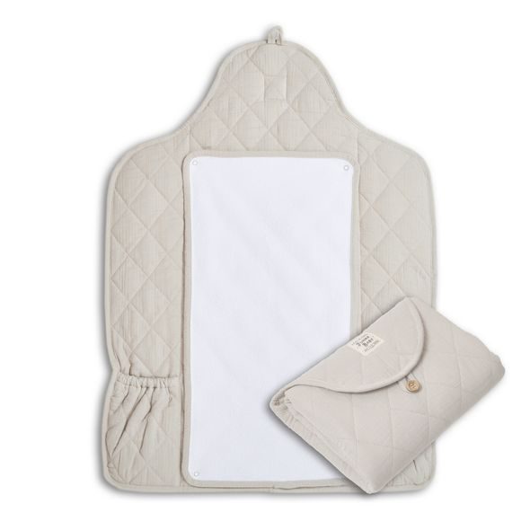 FUNNABABY CESTOVNÍ PŘEBALOVACÍ PODLOŽKA SAND BEIGE 57 X 72 CM - PŘEBALOVACÍ PODLOŽKY - PŘEBALOVÁNÍ