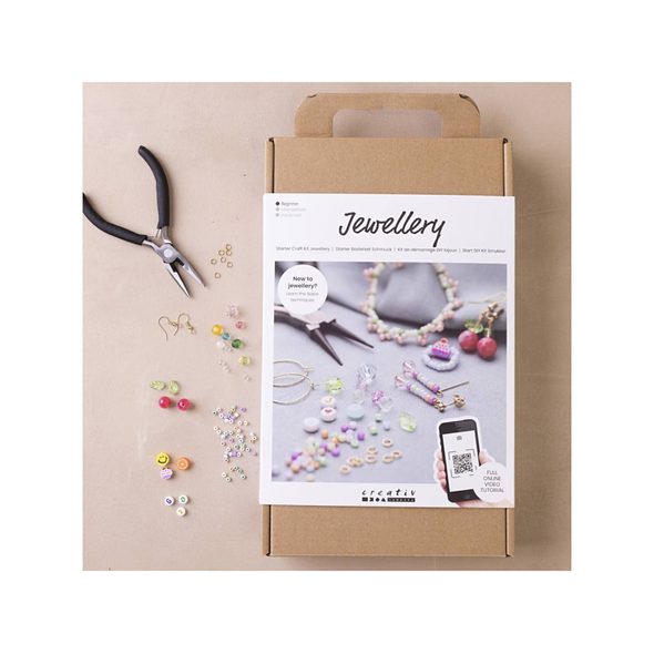 CREATIV COMPANY KREATIVNÍ SADA ŠPERKY Z KORÁLKŮ BAREVNÉ - NAVLÉKÁNÍ - PRO DĚTI