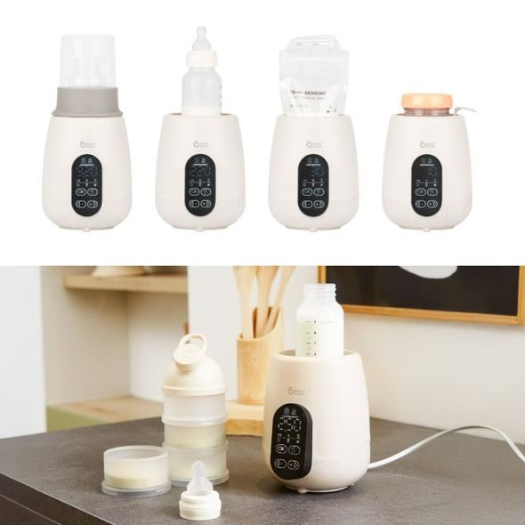BABYMOOV OHŘÍVAČ LAHVÍ NUTRISMART+ MINERAL BEIGE - OHŘÍVAČKY MLÉKA A STRAVY - KRMENÍ