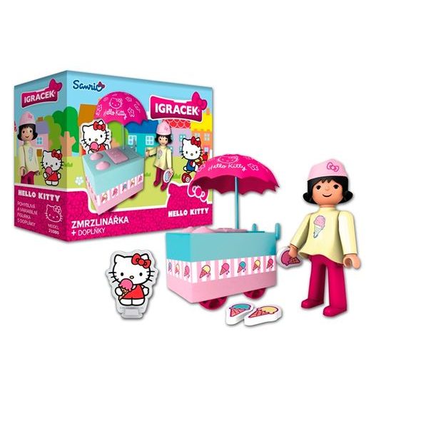 IGRÁČEK & HELLO KITTY - ZMRZLINÁŘKA S DOPLŇKY - IGRÁČEK - !ODLOŽENÉ NEAKTIVNÍ ZBOŽÍ