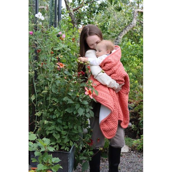 VINTER & BLOOM DEKA CUDDLY SOFT CORAL - DĚTSKÉ DEKY PRO MIMINKA - SPINKÁNÍ